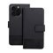Gomma Xiaomi Redmi 14C flip/oldalra nyíló tok kártyatartó résszel, fekete