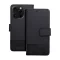 Gomma iPhone 16 Pro flip/oldalra nyíló tok kártyatartó résszel, fekete