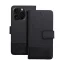 Gomma iPhone 16 Pro Max flip/oldalra nyíló tok kártyatartó résszel, fekete