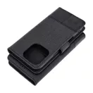 Gomma iPhone 16 Pro Max flip/oldalra nyíló tok kártyatartó résszel, fekete