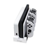 iPega 9186 N-Switch/Joy-con töltő dokkoló, fekete/fehér