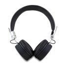 Guess PU Grained Triangle Logo ENC vezeték nélküli fejhallgató, fekete