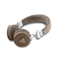   Guess PU Grained Triangle Logo ENC vezeték nélküli fejhallgató, barna