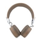 Guess PU Grained Triangle Logo ENC vezeték nélküli fejhallgató, barna