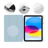   OBAL:ME MistyTab iPad 10.9 2022/iPad 11 2025 oldalra nyíló, kitámasztható tok, kék