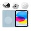 OBAL:ME MistyTab iPad 10.9 2022/iPad 11 2025 oldalra nyíló, kitámasztható tok, kék
