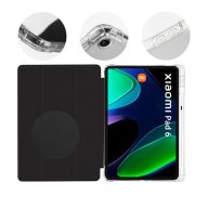   OBAL:ME MistyTab Xiaomi Pad 6 oldalra nyíló, kitámasztható tok, fekete
