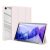 Samsung Galaxy Tab A7 10.4 (2020) SM-T500 / T505, mappa tok, Trifold, légpárnás sarok, közepesen ütésálló, átlátszó hátlap, Dux Ducis Toby, rózsaszín