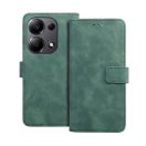 Tender Book Xiaomi Redmi Note 13 Pro 4G / Poco M6 Pro 4G flip/oldalra nyíló műbőr tok kártyatartó résszel, zöld