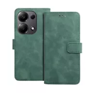   Tender Book Xiaomi Redmi Note 13 Pro 4G / Poco M6 Pro 4G flip/oldalra nyíló műbőr tok kártyatartó résszel, zöld
