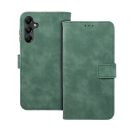 Tender Book Samsung Galaxy A15 4G / A15 5G flip/oldalra nyíló műbőr tok kártyatartó résszel, zöld