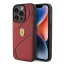 Ferrari Twist Metal Logo iPhone 15 Pro kemény hátlap tok, piros FEHCP15LPTWR