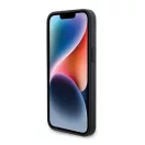 Ferrari Quilted Metal Logo iPhone 15 Pro Max kemény hátlap tok, fekete FEHCP15XRDUK