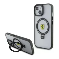   Ferrari Ring Stand 2023 Collection iPhone 15 / 14 / 13 MagSafe kompatibilis kemény hátlap tok, átlátszó FEHMP15SUSCAH