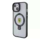 Ferrari Ring Stand 2023 Collection iPhone 15 / 14 / 13 MagSafe kompatibilis kemény hátlap tok, átlátszó FEHMP15SUSCAH