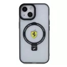 Ferrari Ring Stand 2023 Collection iPhone 15 / 14 / 13 MagSafe kompatibilis kemény hátlap tok, átlátszó FEHMP15SUSCAH
