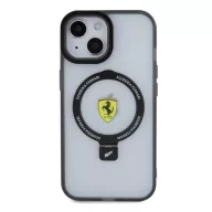   Ferrari Ring Stand 2023 Collection iPhone 15 / 14 / 13 MagSafe kompatibilis kemény hátlap tok, átlátszó FEHMP15SUSCAH