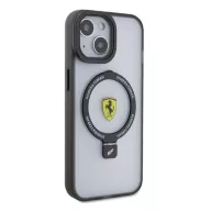   Ferrari Ring Stand 2023 Collection iPhone 15 / 14 / 13 MagSafe kompatibilis kemény hátlap tok, átlátszó FEHMP15SUSCAH