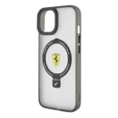 Ferrari Ring Stand 2023 Collection iPhone 15 / 14 / 13 MagSafe kompatibilis kemény hátlap tok, átlátszó FEHMP15SUSCAH