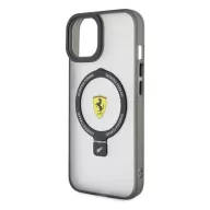   Ferrari Ring Stand 2023 Collection iPhone 15 / 14 / 13 MagSafe kompatibilis kemény hátlap tok, átlátszó FEHMP15SUSCAH