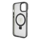 Ferrari Ring Stand 2023 Collection iPhone 15 / 14 / 13 MagSafe kompatibilis kemény hátlap tok, átlátszó FEHMP15SUSCAH