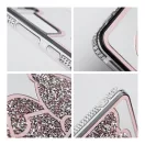 Teddy Bear Samsung A16 5G csillogó köves tok, rózsaszín