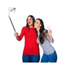 Forcell F-Grip S100M MagSafe kompatibilis selfie bot vezeték nélküli távirányítóval, fekete