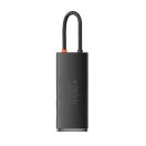 Baseus Lite Series 6 az 1-ben Hub USB-C-2x USB-A 3.0+USB-C+HDMI+SD/TF, fekete