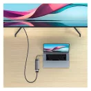 Baseus Metal Gleam Series 6 az 1-ben hub, USB-C - 3x USB-A 3.0 + HDMI + USB-C PD + VGA