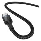 Baseus Cafule USB-C USB-C töltőkábel, 100W,1m, fekete-piros/fekete-szürke