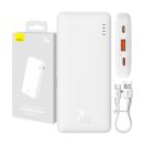 Baseus AirpoW Power bank / külső akkumulátor, 10000mAh, 20W, fehér