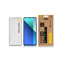   Tactical Glass Shield 5D Xiaomi Redmi Note 13 4G/5G/Note 14S kijelzővédő üvegfólia, fekete