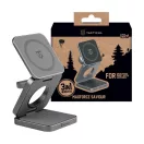 Tactical MagForce Saviour 3in1 asztali wireless töltő, ezüst