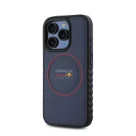   Red Bull Red Ring iPhone 15 Pro Max műbőr MagSafe tok, tengerészkék