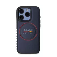   Red Bull Red Ring iPhone 15 Pro Max műbőr MagSafe tok, tengerészkék