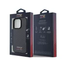 Red Bull Shiny Logo iPhone 16 Pro Max Carbon Magsafe tok, fekete