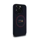 Red Bull Red Ring iPhone 15 Pro szilikon MagSafe tok, tengerészkék