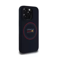   Red Bull Red Ring iPhone 15 Pro szilikon MagSafe tok, tengerészkék