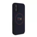 Red Bull Red Ring iPhone 16 szilikon MagSafe tok, tengerészkék