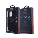 Red Bull Horizontal Logo iPhone 14 Pro szilikon MagSafe tok, tengerészkék