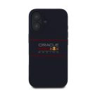 Red Bull Horizontal Logo iPhone 16 Plus szilikon MagSafe tok, tengerészkék