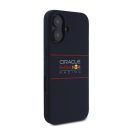 Red Bull Horizontal Logo iPhone 16 Plus szilikon MagSafe tok, tengerészkék