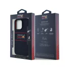 Red Bull Horizontal Logo iPhone 16 Pro Max szilikon MagSafe tok, tengerészkék