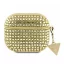 Guess Rhinestone Triangle Charm Apple AirPods 3 tok, arany