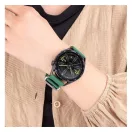 Hoco WH01 univerzális szilikon szíj, 20mm, sötétzöld