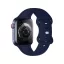 Hoco WA15 Apple Watch 42 / 44 / 45 / 49mm szilikon szíj, sötétkék