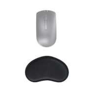   Ergonomikus / zselés egérpad csuklótámasszal, 130x78x25mm, fekete