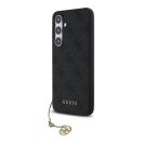 Guess 4G Charms Collection Samsung Galaxy S24 FE hátlap tok, szürke GUHCS24FEGF4GGR