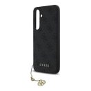 Guess 4G Charms Collection Samsung Galaxy S24 FE hátlap tok, szürke GUHCS24FEGF4GGR