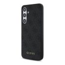 Guess 4G Metal Gold Logo Samsung Galaxy S24 FE hátlap tok, szürke GUHCS24FEG4GFGR